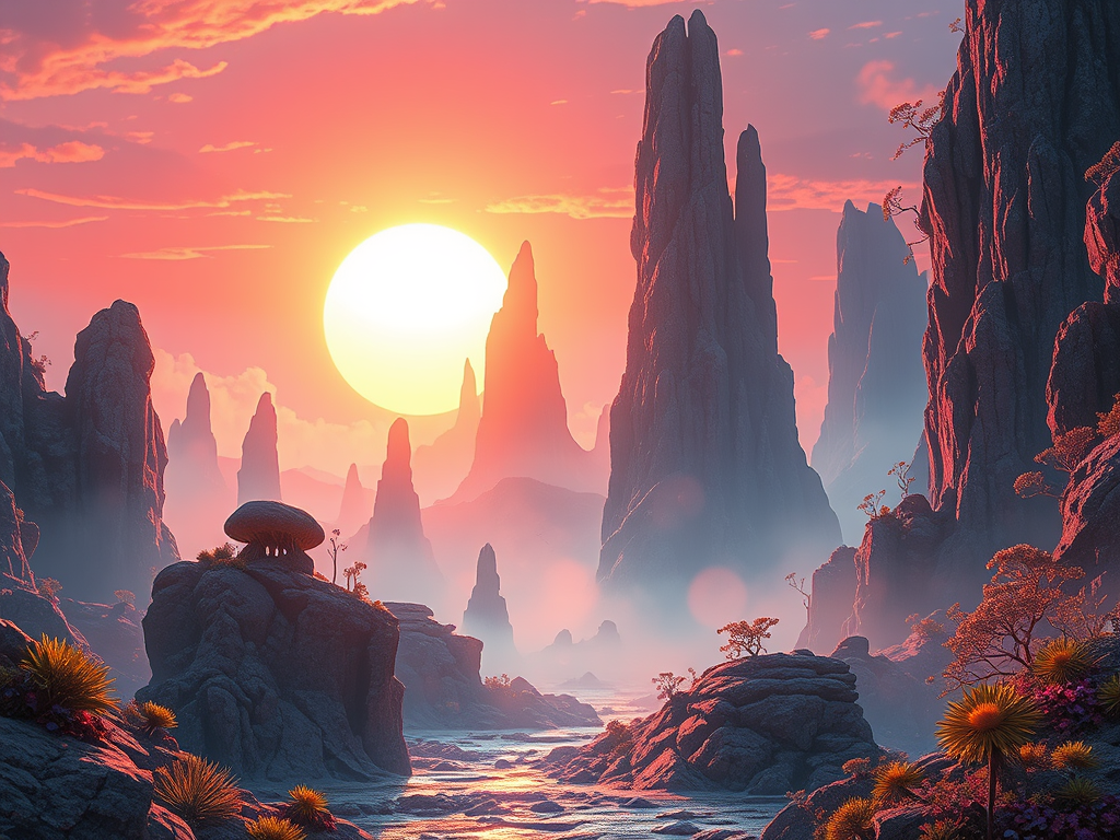 Ambient music: Alien Sunrise On The Far Planet.