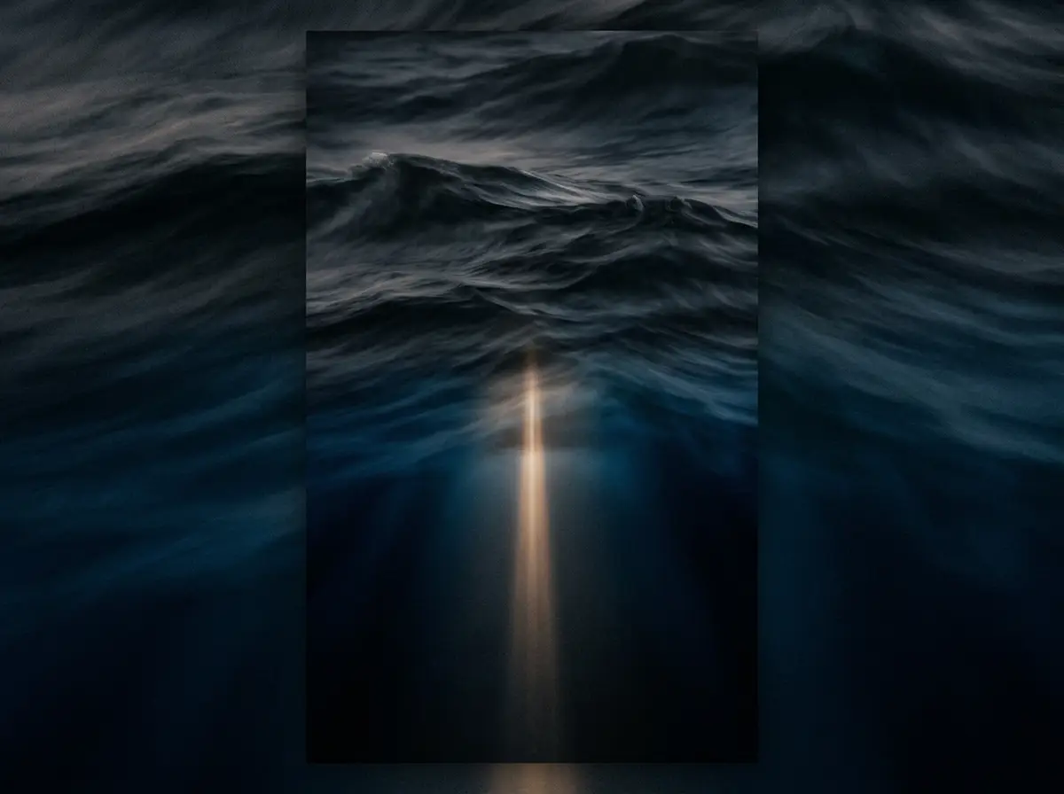 Out of the depths.