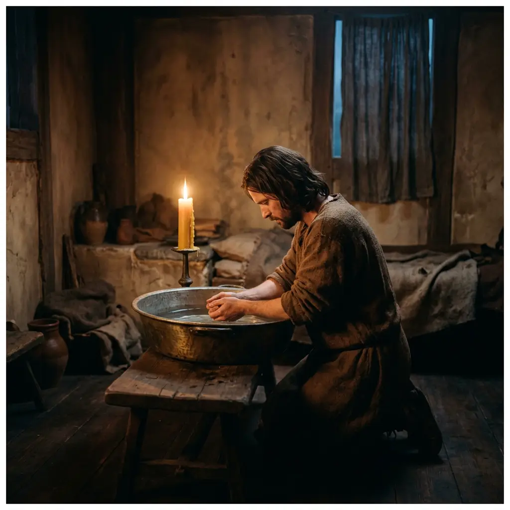 The God Who Kneels: Existential Freedom and Authentic Life in John 13